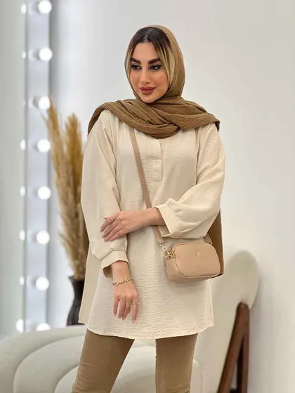مانتو جلو بسته یقه دیپلمات