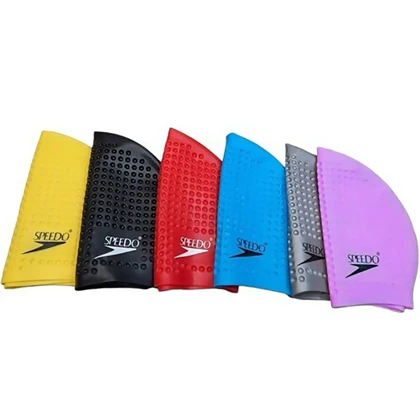 کلاه شنا سیلیکونی SPEEDO آج دار در رنگ بندی