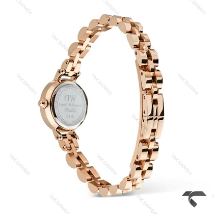 ساعت زنانه دنیل ولینگتون مینی Petite رزگلد صفحه سفید DW-10121-L
