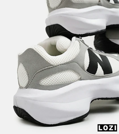 کفش کتانی مردانه سفید طوسی مشکی NEW BALANCE 547