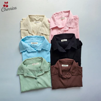 شومیز باکسی جلو گره