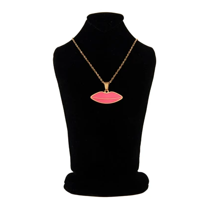 گردنبند دخترانه مدل دهان