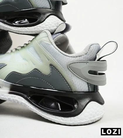 کفش کتانی مردانه سبز خاکستری مشکی ADIDAS Customize Run