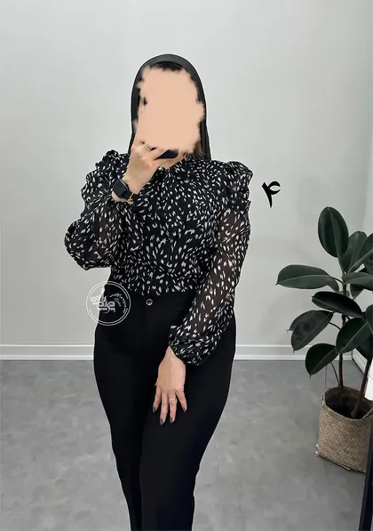 شومیز آستین پفی