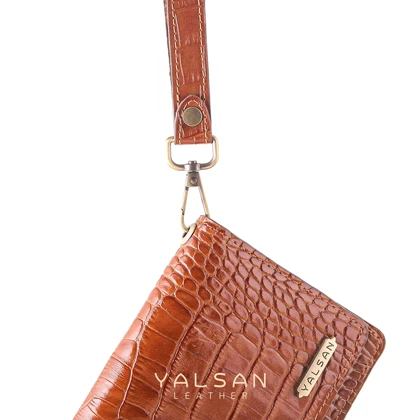 ست هدیه زنانه چرم یلسان مدل ساینا کد RDS-CHN-056-GC