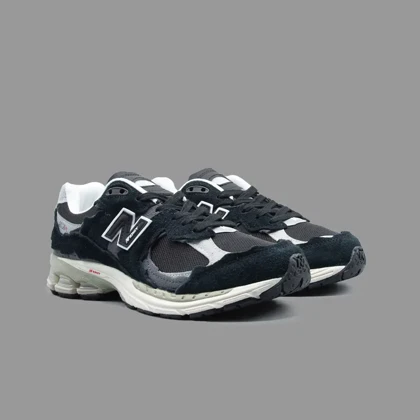 نیوبالانس 2002r پروتکشن پک مشکی طوسی New Balance 2002r Protection Pack Black Grey