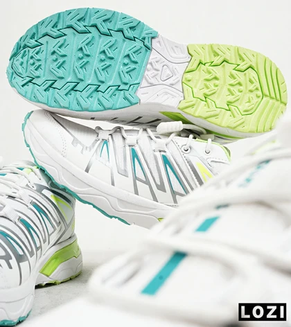 کفش کتانی سفید سبز سالومون Salomon X ULTRA