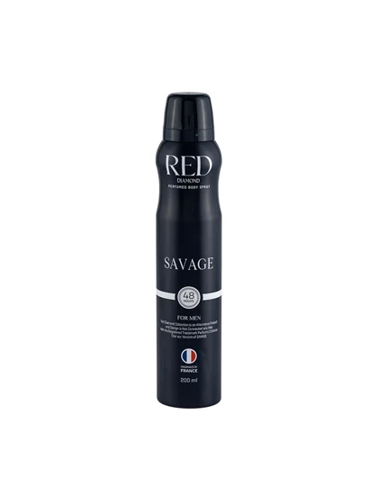 اسپری خوشبو کننده بدن مردانه ساواج Savage رد دایموند Red diamond