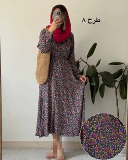 پیراهن ساحلی گل دخت 2