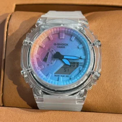 ساعت طرح جی شاک 2100 صفحه شفاف