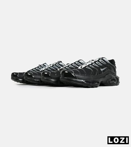 کفش کتانی مردانه و زنانه مشکی سفید NIKE AirMax Plus TN Ultra