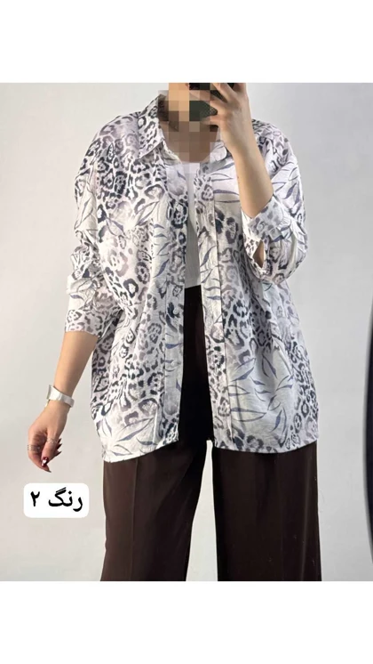 شومیز پری پلنگی زنانه 80069