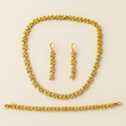 سرویس طلایی طرح گل با گارانتی