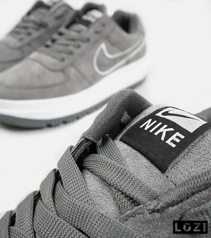 کفش کتانی مردانه طوسی نایک NIKE AIR FORCE مدل 2174