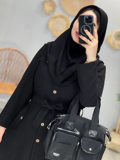 3169-مانتو مزونی ساغر ( ایراددار )