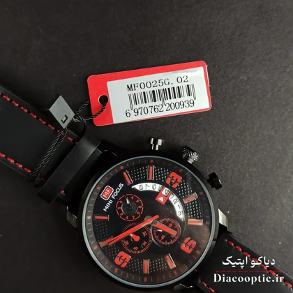 ساعت مچی مردانه اورجینال موتور ژاپن برند مینی فوکوس سه موتور مدل Mf0025G.02 بند چرم