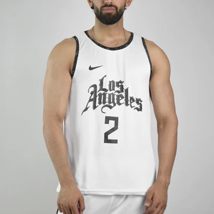 ست رکابی و شلوارک ورزشی مردانه لس آنجلس PY-Nike-4C0468 سفید