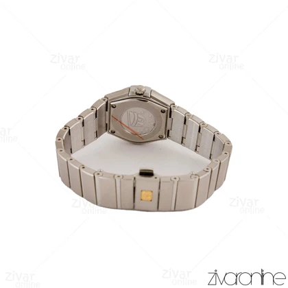 ساعت امگا کانسلیشن زنانه نقره ای صفحه بنفش 105163