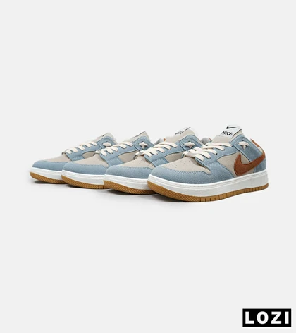 کفش کتانی مردانه طوسی آبی قهوه ای نایک NIKE SB