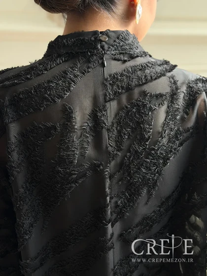 شومیز دوتیکه حریر پاپیونی