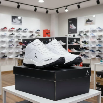 کفش اسپرت مردانه جردن سفید مدل Avin