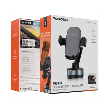 هولدر موبایل پرودو مدل PORODO PDH6SS02BK