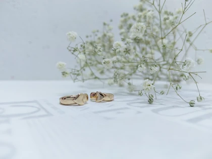 گوشواره حلقه‌ای طرح قلب برند ژوپینگ