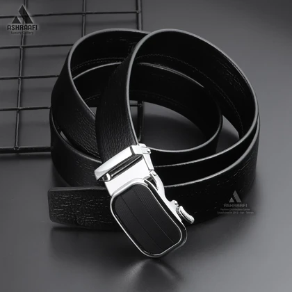 کمربند ریلی مردانه Leather Ratchet Belt BL144