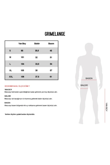 شلوار گرمکن مردانه اورجینال گریملانژ grimelange