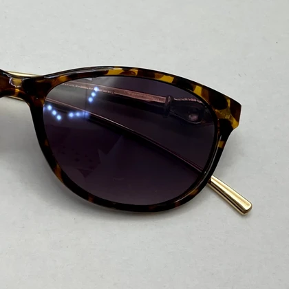 عینک آفتابی زنانه کارتیر Cartier دسته نگین کاری شده خاص و لاکچری پلنگی هاوانا