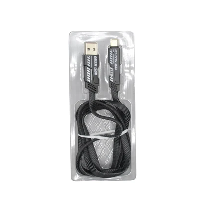 کابل فست تبدیل USB/USB-C به USB-C/لایتنینگ گرین لاین مدل Braided طول 1.2 متر