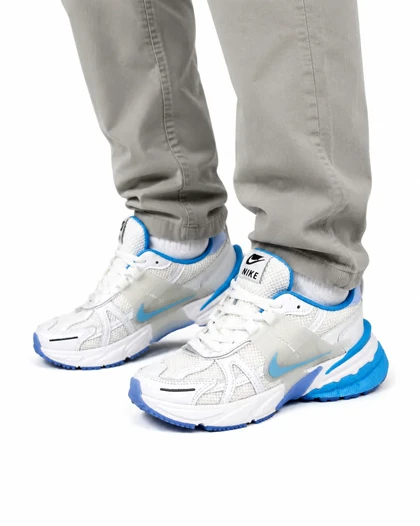 کفش کتانی زنانه نایکی v2k سفید آبی Nike V2k