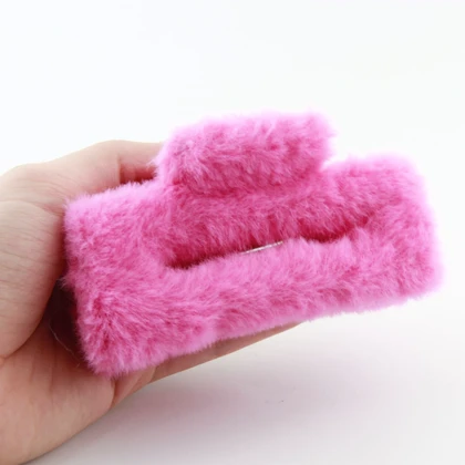 کلیپس مو زنانه مدل پشمالو