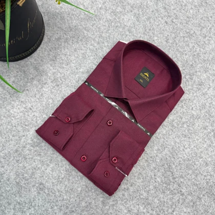 پیراهن ساده تک‌رنگ قواره کلاسیک استین بلند_ پارچه فلورا درجه یک