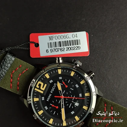 ساعت مچی مردانه اورجینال موتور ژاپن برند مینی فوکوس سه موتور مدل Mf0006G.04 بند چرم