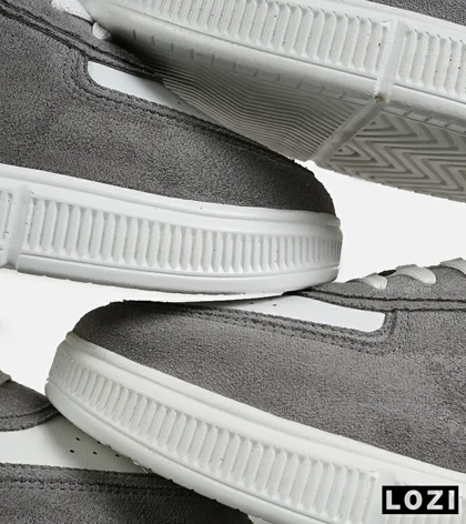 کفش کتانی طوسی سفید نایک NIKE AIR FORCE Custom