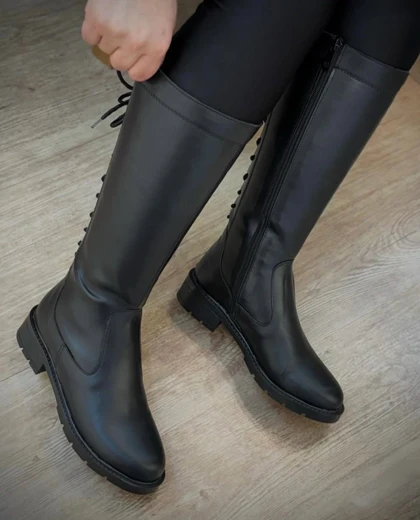 بوت بلند زنانه پشت بندی