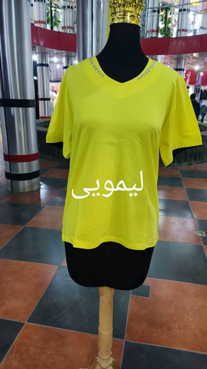تیشرت زنانه نخ پنبه کد 4902