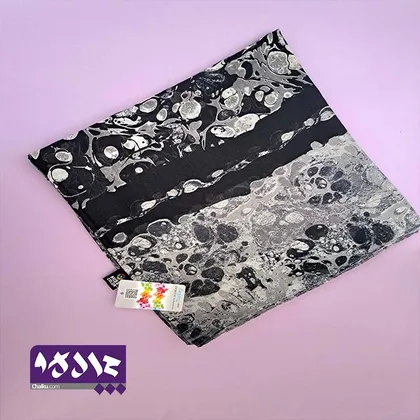 روسری نخی طوسی