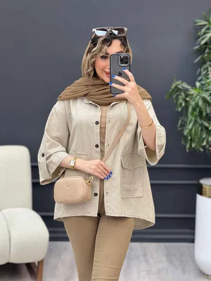 مانتو آستین پاگن هیوا