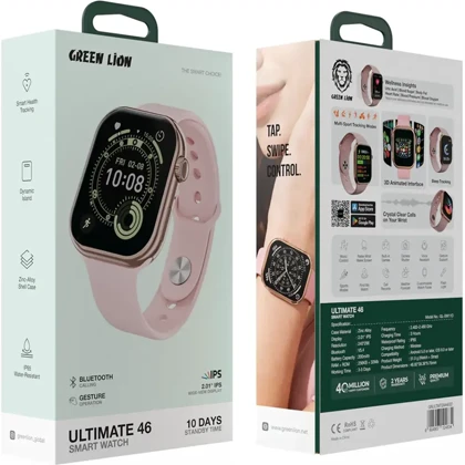 ساعت هوشمند گرین لاین Green Lion مدل GL-SW11D قابلیت کنترل با اشاره