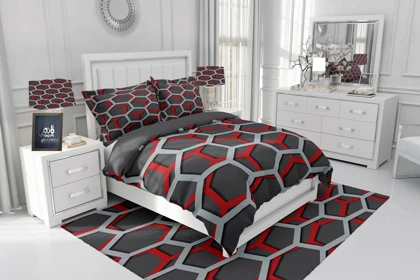 روتختی طرح هندسی برند پرنا کد N-12582.2