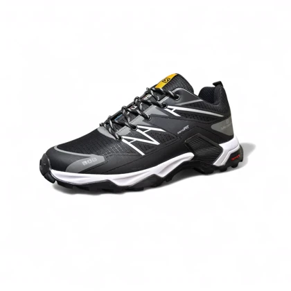 کتانی روزمره و طبیعتگردی سالامون بزرگپا سایز 45 تا 48 مشکی طوسی