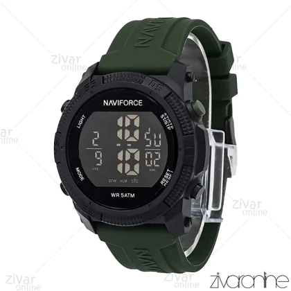ساعت اورجینال ناوی فورس NaviForce مردانه دیجیتالی سبز مشکی 106967