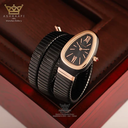 ساعت بولگاری زنانه طرح مار Bvlgari Serpenti Tubogas SP 35 S