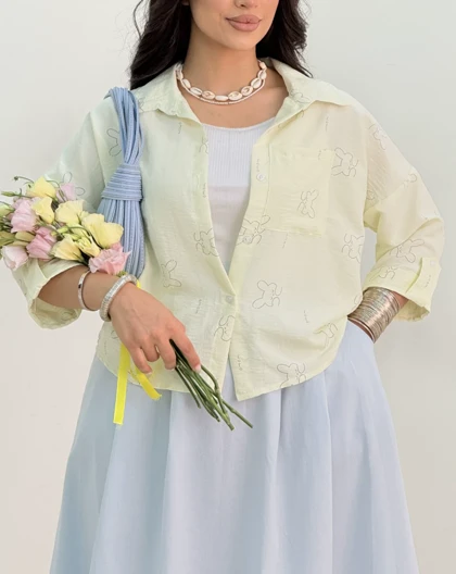 شومیز باکسی هانیه(34)کد:5713