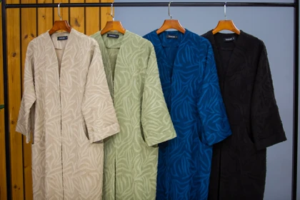 مانتو ژاکارد جیب هلال