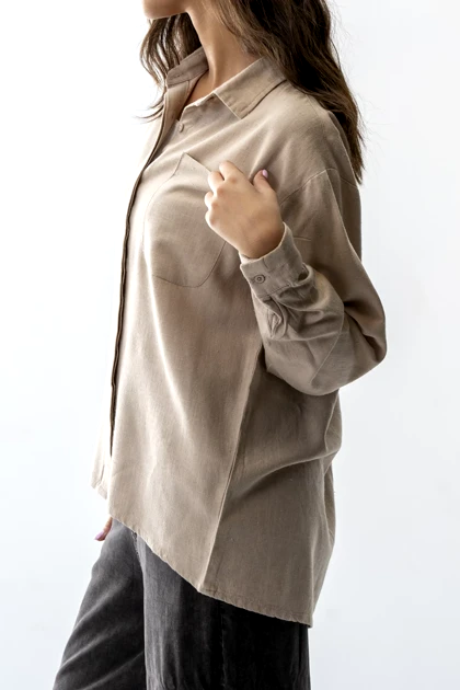 شومیز بیسیک جیب‌دار زنانه