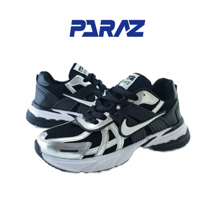 کفش اسپرت مردانه برند نایکی nike مدل وی تو کی V2K مشکی نقره ای کد 705