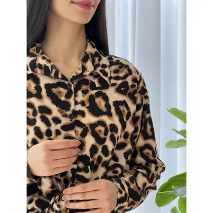 شومیز طرح پلنگی2